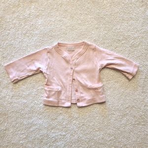 Jacadi Pink Cardigan 6M
